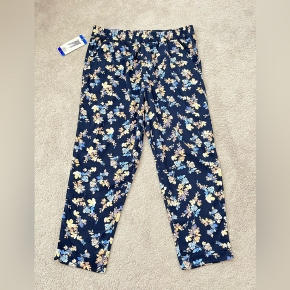 Jessica Simpson Women's Floral Ankle Pants Large NWT - Picture 4 of 10